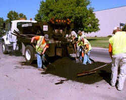 Men Repairing Street