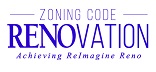 Zoning Code RENOvation Achieving ReImagine Reno logo