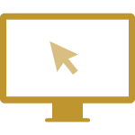 Computer monitor icon