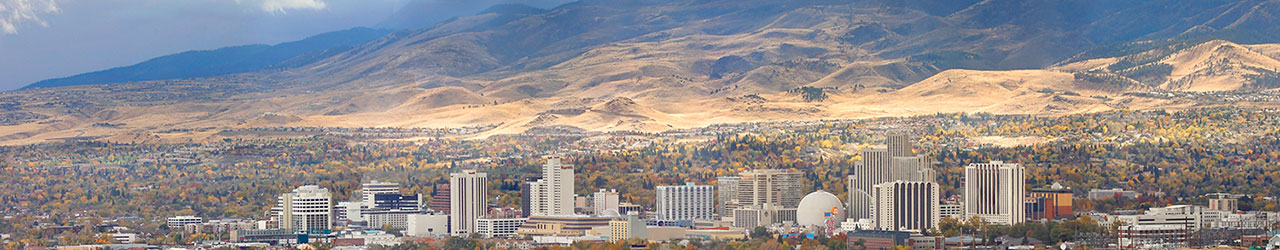 Skyline of Reno