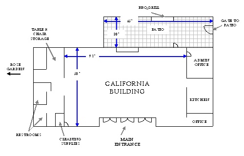 California Building Floorplan Diagram