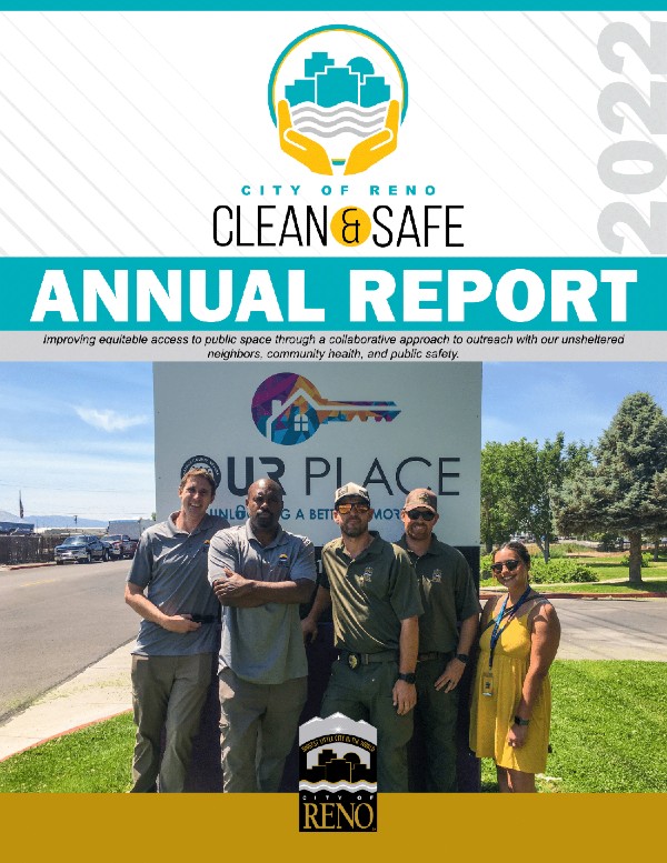 Cover of the Clean and Safe Annual Report 2022