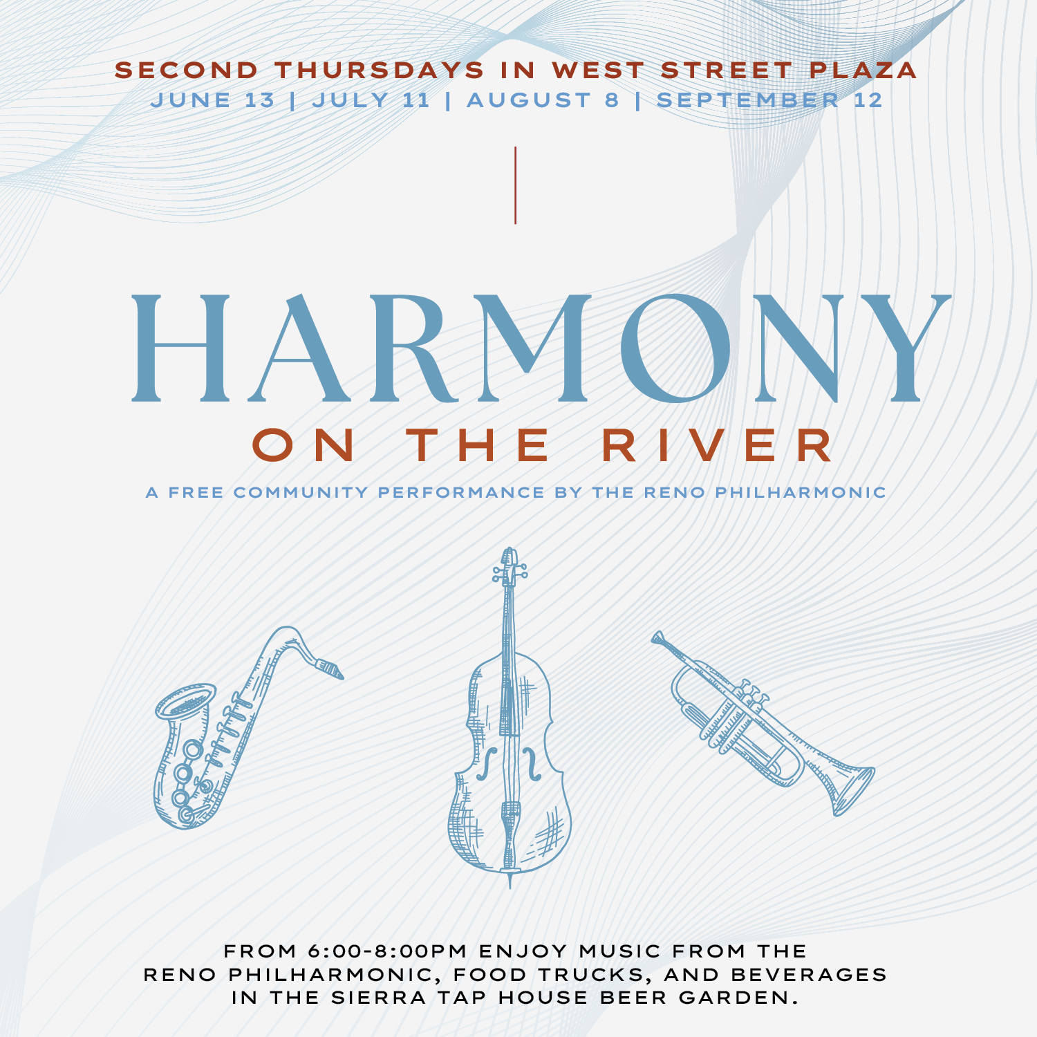 Harmony on the River informational poster 