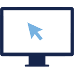 Computer monitor icon