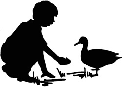 Duck Feeding Image