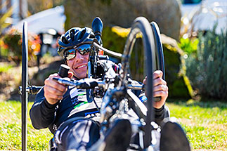 Person Handcycling